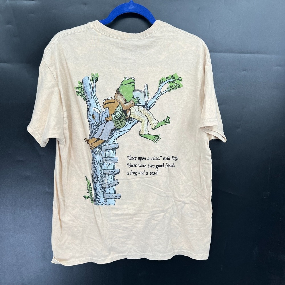 Frog And Toad best friends bibliophile book lover graphic t-shirt top kidcore L